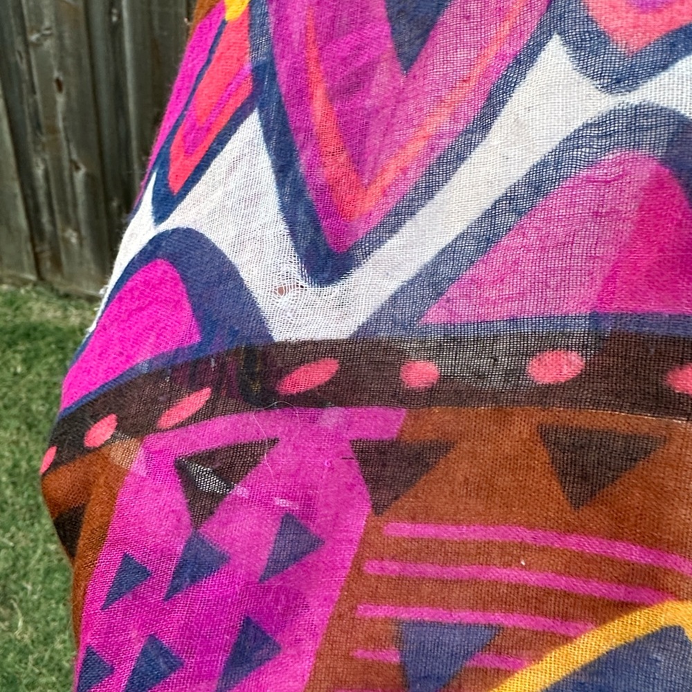 Anthropologie Subtle Luxury - Stripe Bohemian Kimono Pre-Owned Condition - Picture 5 of 12